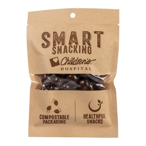 Photo of Fair Trade Dark Chocolate Almonds In Eco Kraft Pouch