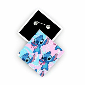 Photo of 3" X 3"  Diamond Custom Buttons