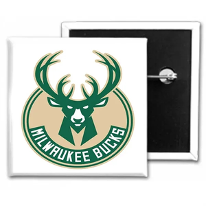 Photo of 1.5" X 1.5" Inch Square Custom Button