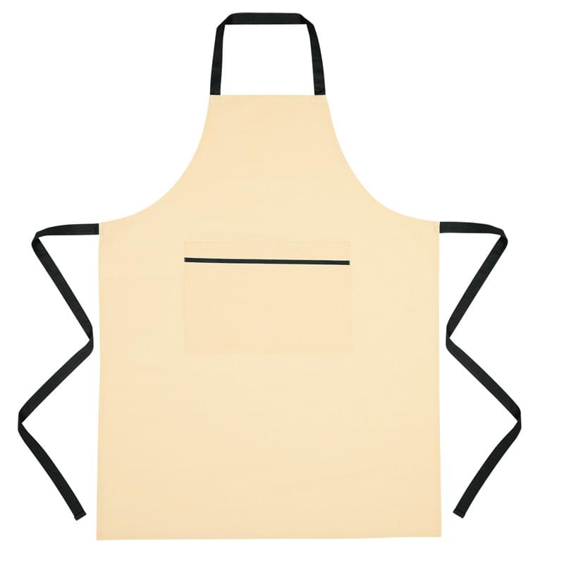Black color option for Cuisine Apron   100% Cotton