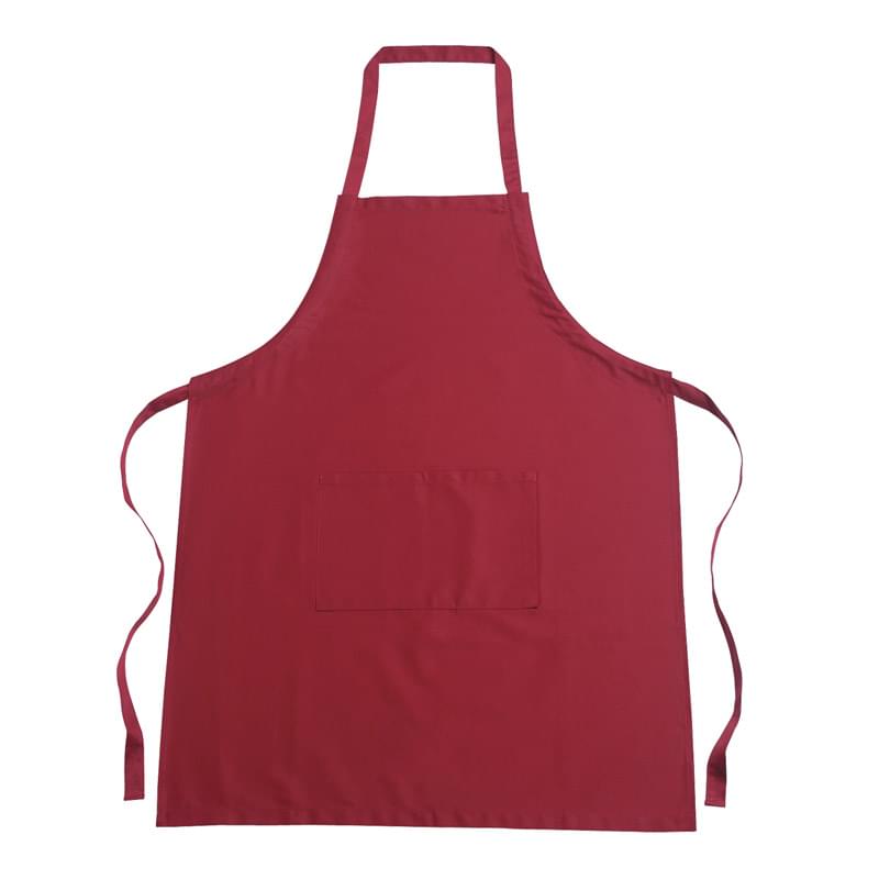 Red color option for Customizable 100% Cotton Apron