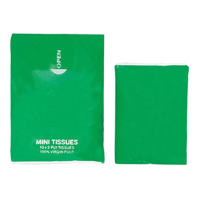 Green color option for Pocketable Tissue Pack