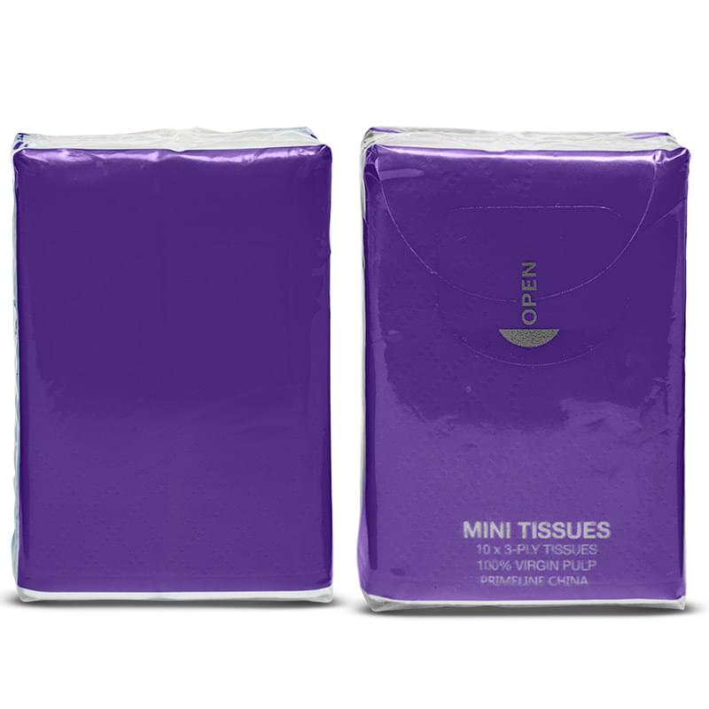 Purple color option for Pocketable Tissue Pack