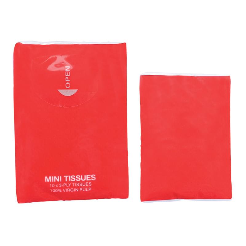 Red color option for Pocketable Tissue Pack