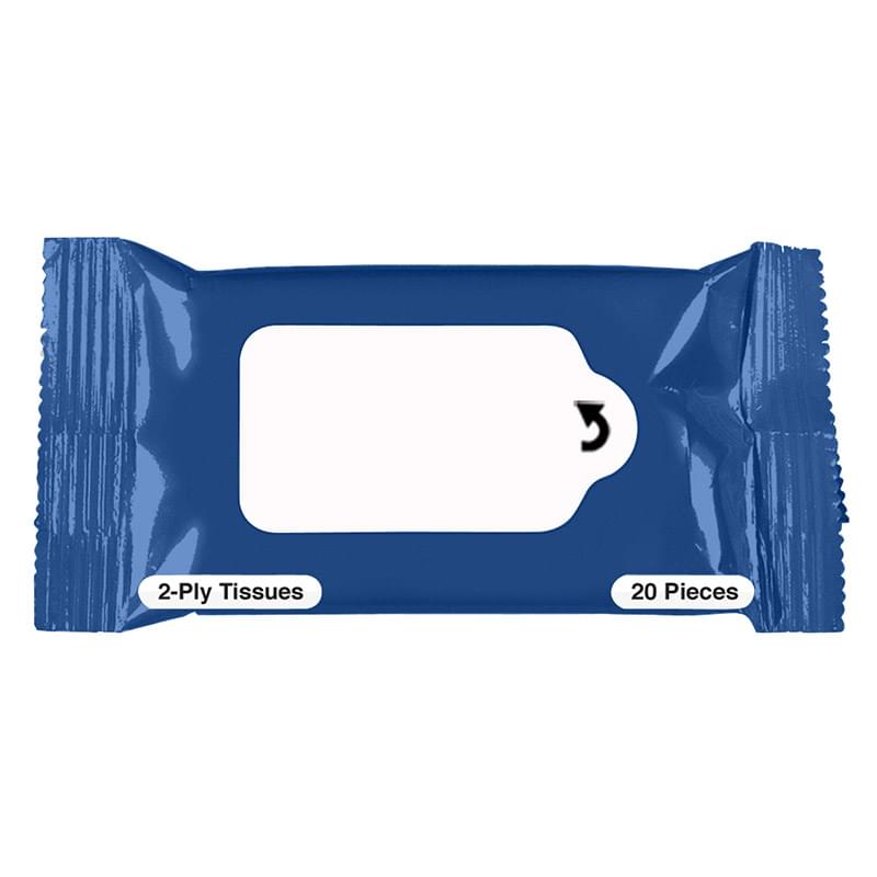 Blue color option for Portable Tissue Pack