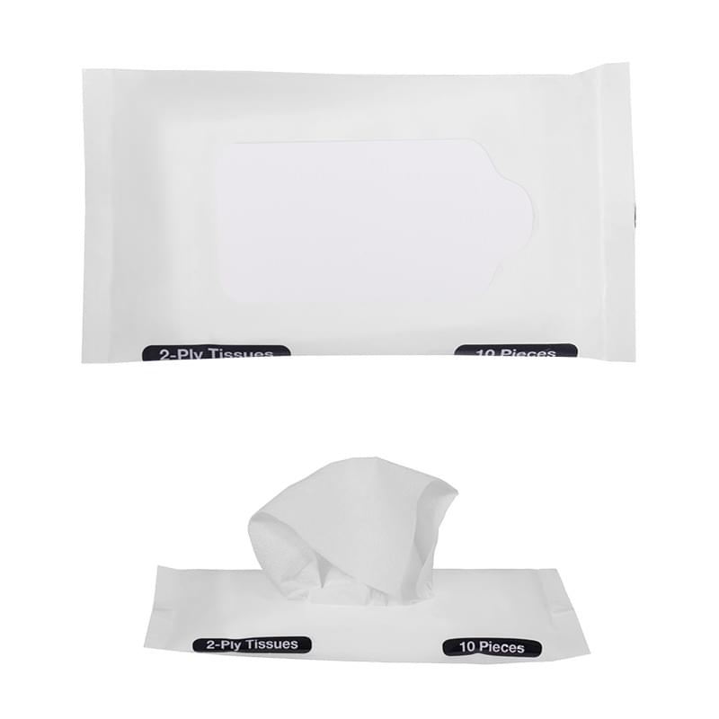 White color option for Pocket/Travel Facial Tissues