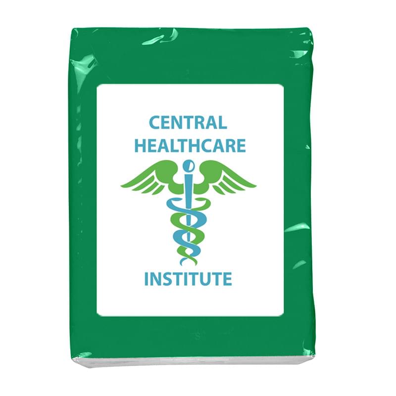 Green color option for Mini Tissue Packet