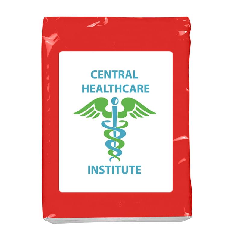 Red color option for Mini Tissue Packet