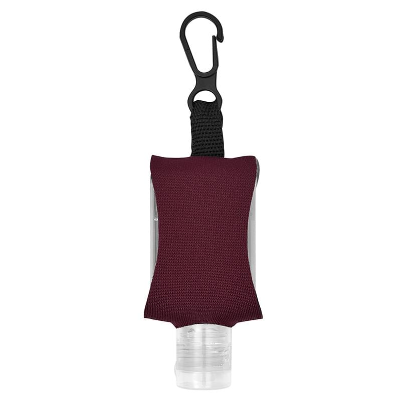 Maroon color option for 0.5 Oz. Hand Sanitizer With Eva Case And Clip