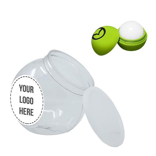 Photo of Large Fish Bowl With   Os Round Lip Balm