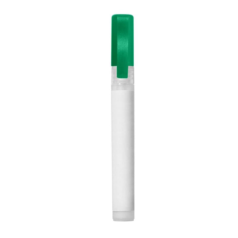 Translucent Green color option for 0.34 Ounce Sanitizer