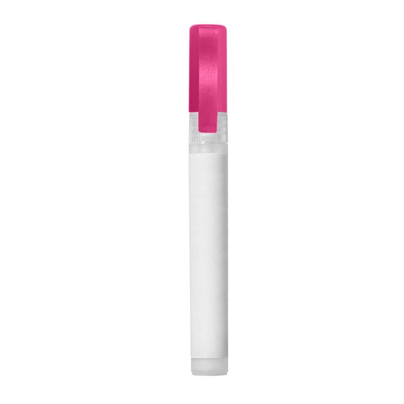 Translucent Pink color option for 0.34 Ounce Sanitizer
