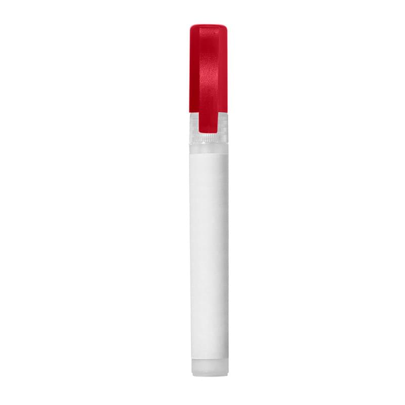 Translucent Red color option for 0.34 Ounce Sanitizer
