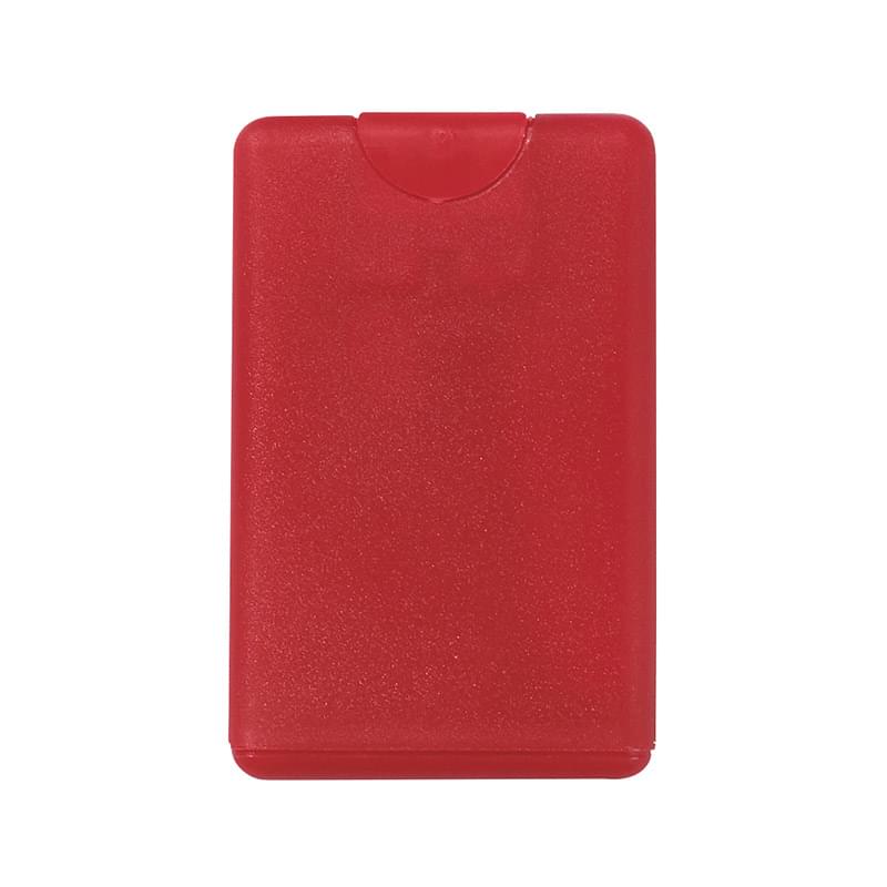 Frosted Red color option for .66oz Squared Sanitizer