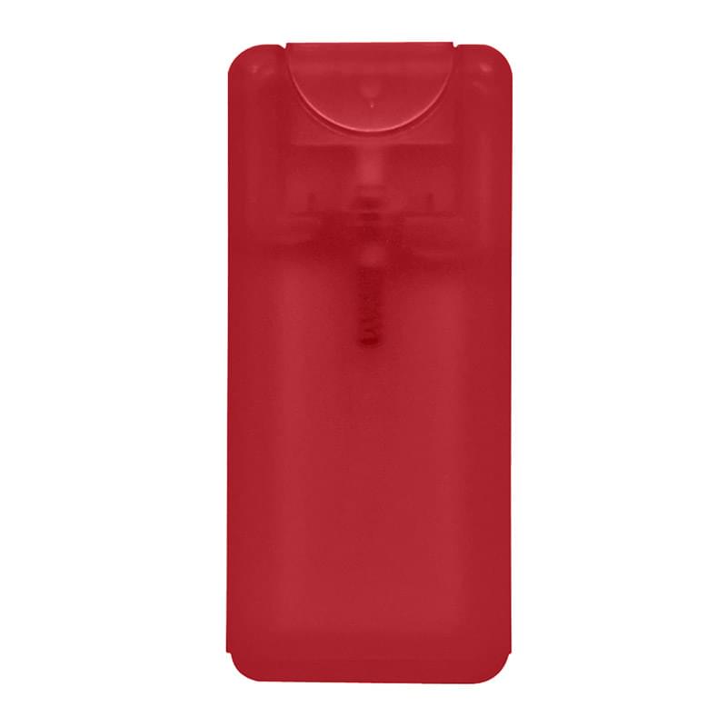 Frosted Red color option for .34 Oz. Hand Sanitizer Spray