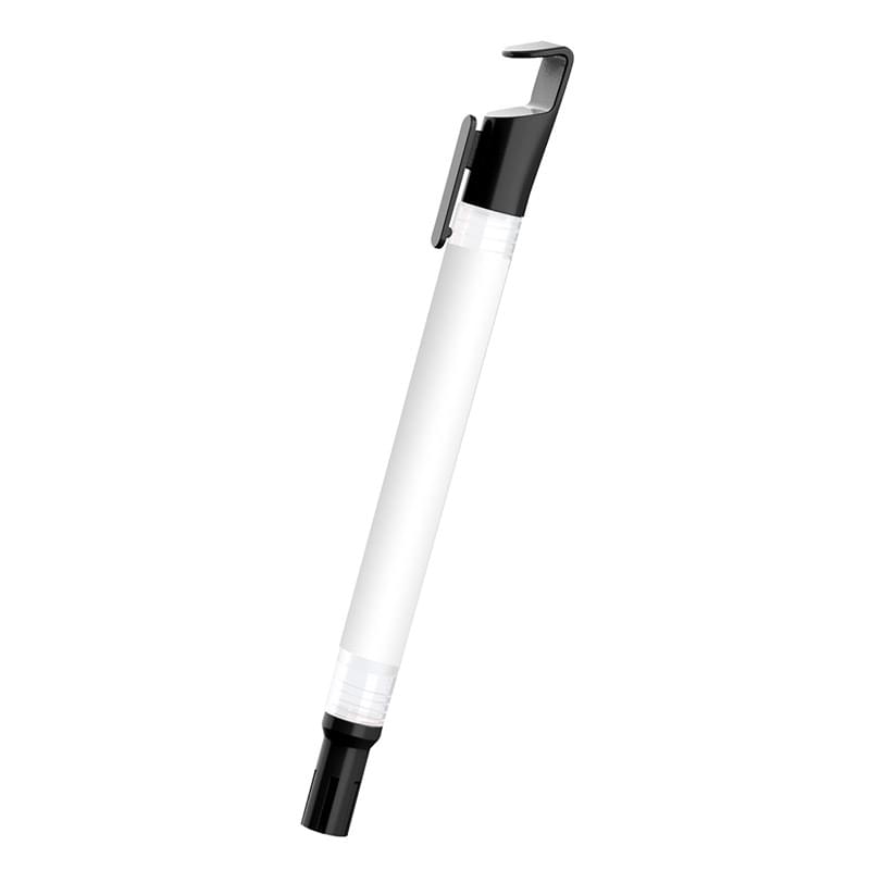 Black color option for .34 Oz. Hand Sanitizer Spray With Stylus & Phone Stand