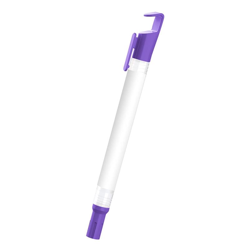 Purple color option for .34 Oz. Hand Sanitizer Spray With Stylus & Phone Stand