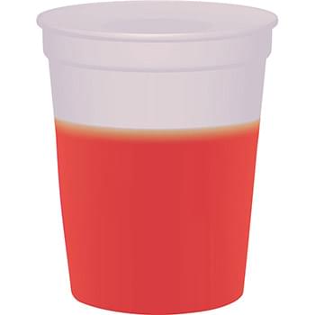 Red color option for 16 Oz Color Changing Stadium Cups