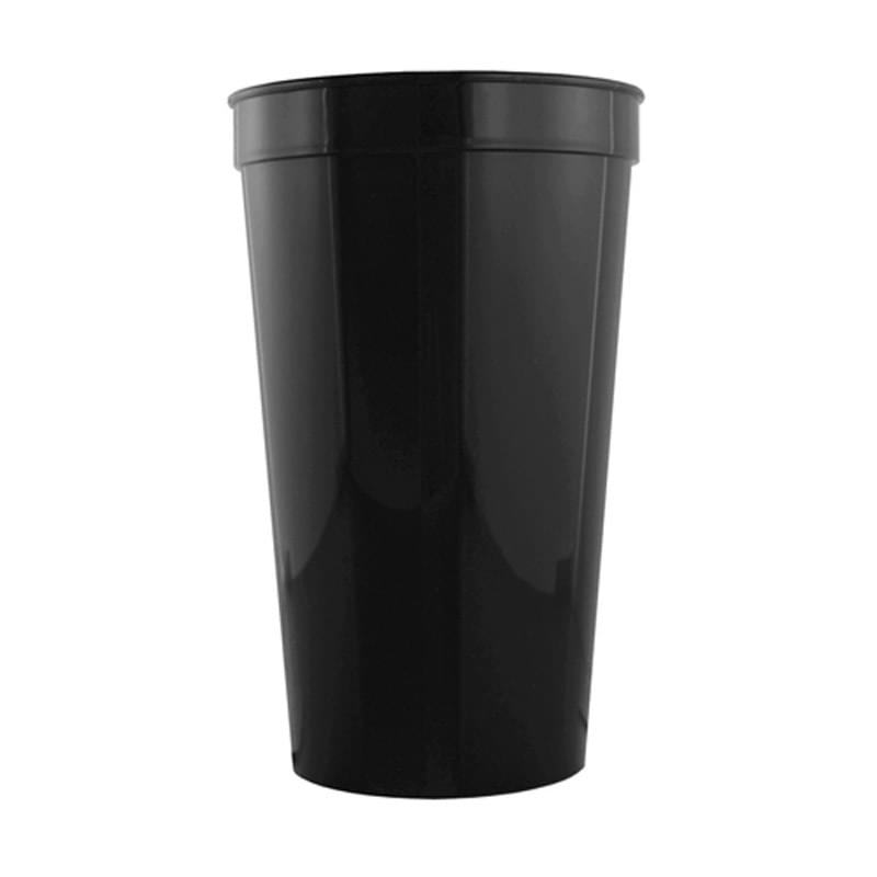 Black color option for Stadium Cups   32 Oz Polypropylene Plastic Stadium Cups