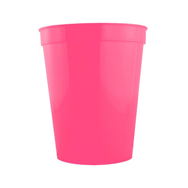 Hot Pink color option for Stadium Cups   16 Oz Polypropylene Plastic Stadium Cups