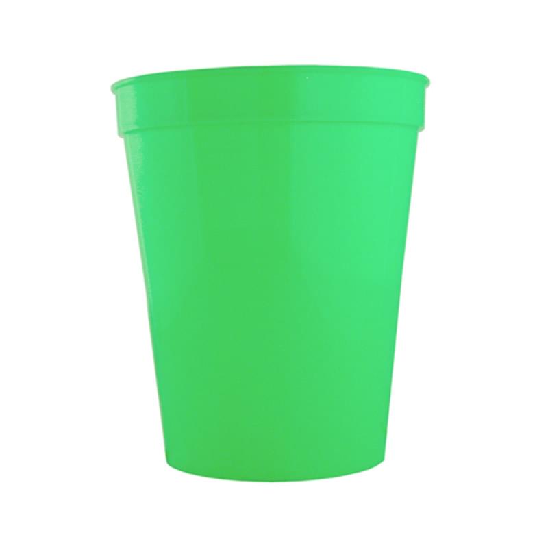 Lime Green color option for Stadium Cups   16 Oz Polypropylene Plastic Stadium Cups