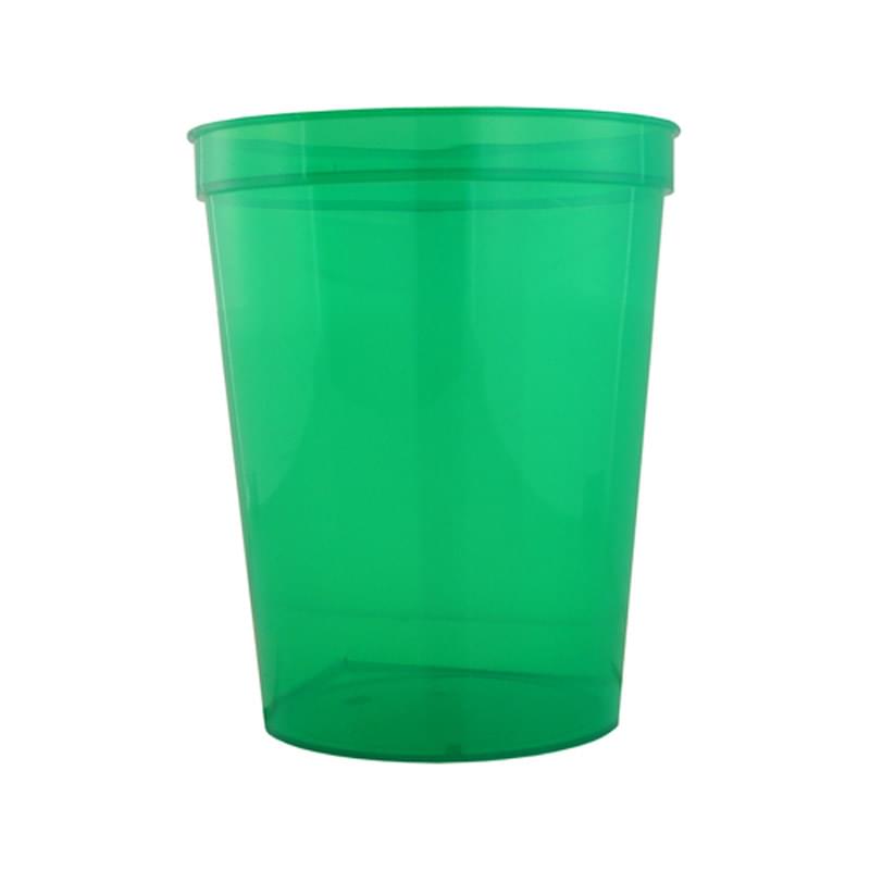 Translucent Green color option for Stadium Cups   16 Oz Polypropylene Plastic Stadium Cups