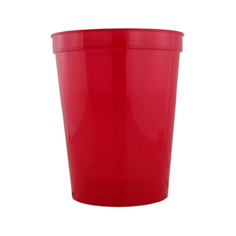 Translucent Red color option for Stadium Cups   16 Oz Polypropylene Plastic Stadium Cups