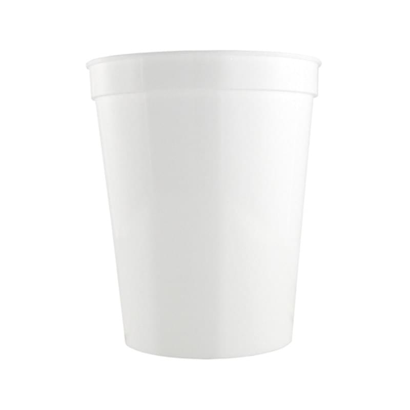 White color option for Stadium Cups   16 Oz Polypropylene Plastic Stadium Cups