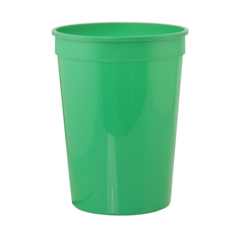 Green color option for Stadium Cups   12 Oz Polypropylene Plastic Stadium Cups