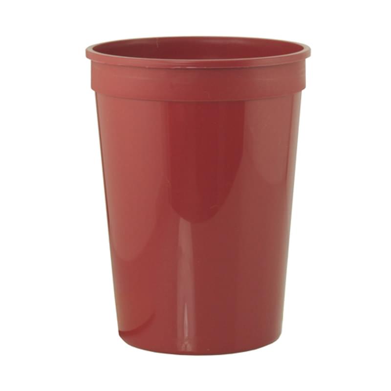 Maroon color option for Stadium Cups   12 Oz Polypropylene Plastic Stadium Cups