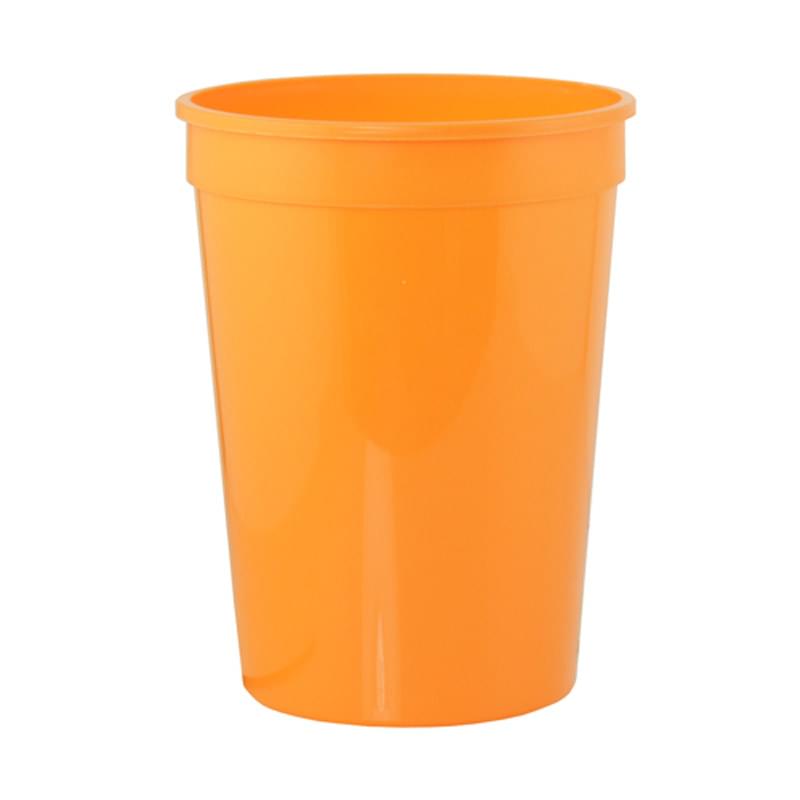 Orange color option for Stadium Cups   12 Oz Polypropylene Plastic Stadium Cups