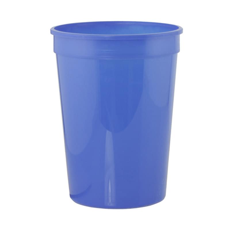 Royal Blue color option for Stadium Cups   12 Oz Polypropylene Plastic Stadium Cups