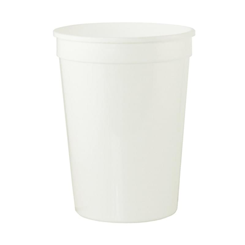White color option for Stadium Cups   12 Oz Polypropylene Plastic Stadium Cups