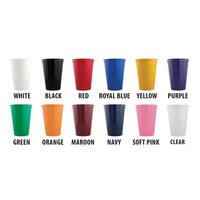 Stadium Cups   12 Oz Polypropylene Plastic Stadium Cups