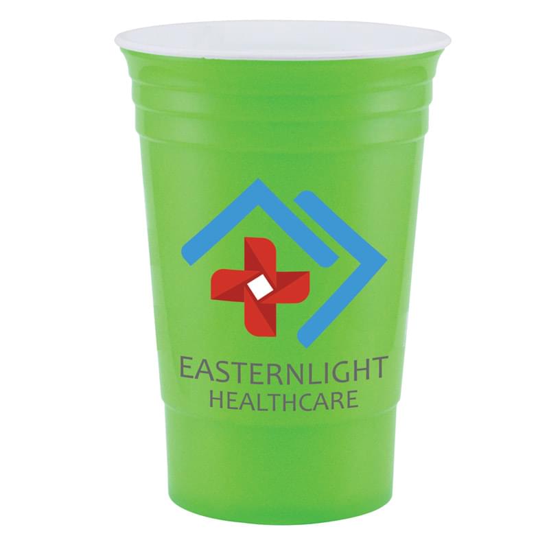 Green color option for Bold 16 Oz.       Full Color Double Walled Cup