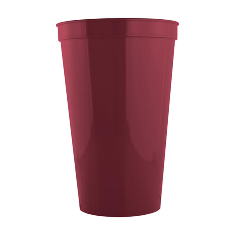 Maroon Red color option for 22 Oz Stadium Cups