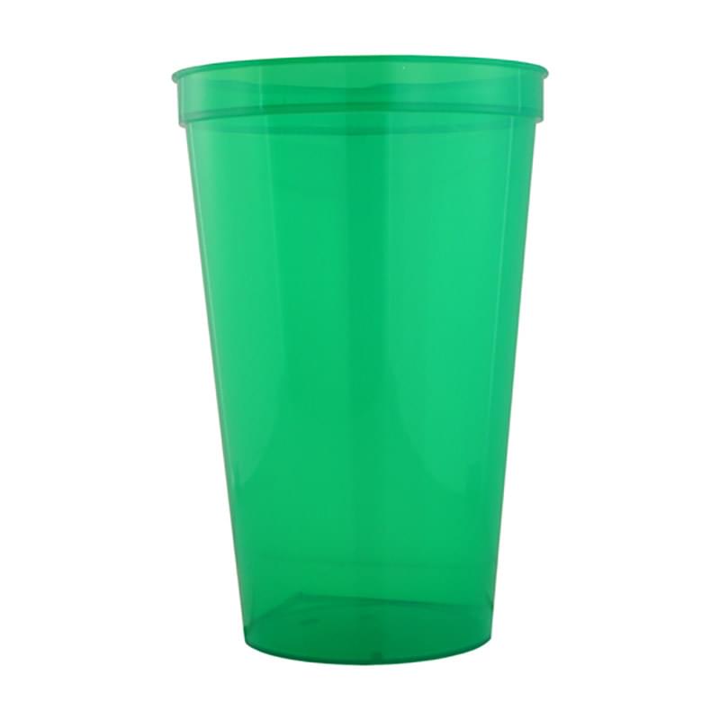 Translucent Green color option for 22 Oz Stadium Cups