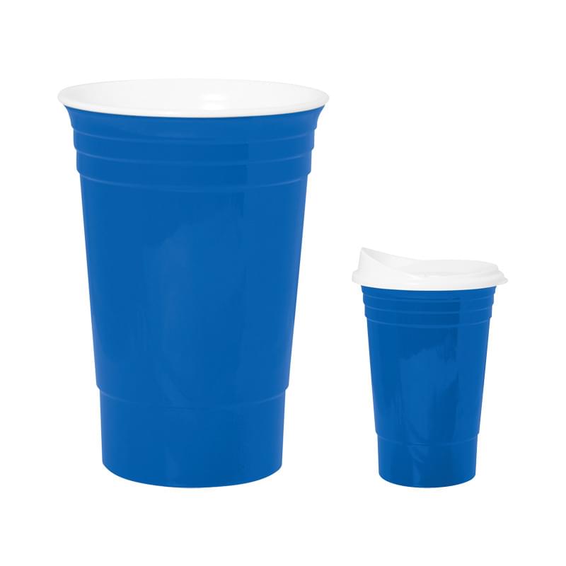 Blue color option for 16 Oz. Reusable Party Cup