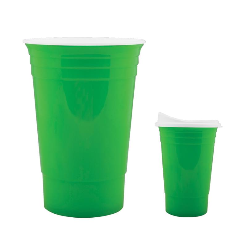 Neon Green color option for 16 Oz. Reusable Party Cup