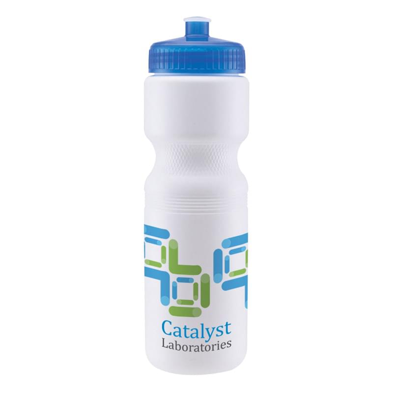 Translucent Blue color option for Velocity      Full Color 28 Oz. Sports Bottle