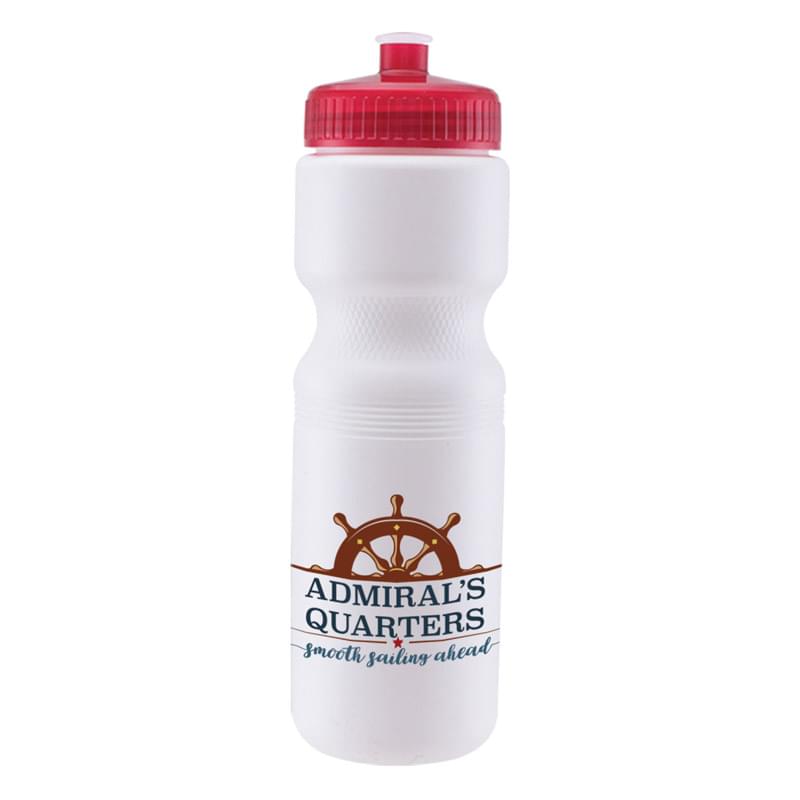 Translucent Red color option for Velocity      Full Color 28 Oz. Sports Bottle