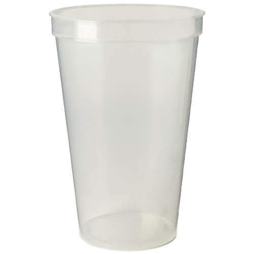 Translucent Natural color option for 22 Oz Stadium Cups