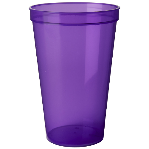 Translucent Purple color option for 22 Oz Stadium Cups