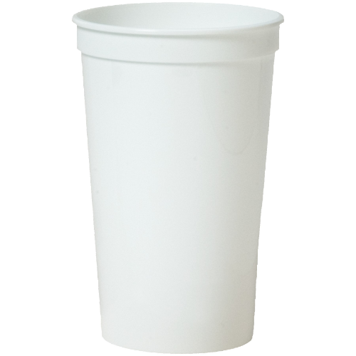 White color option for 22 Oz Stadium Cups