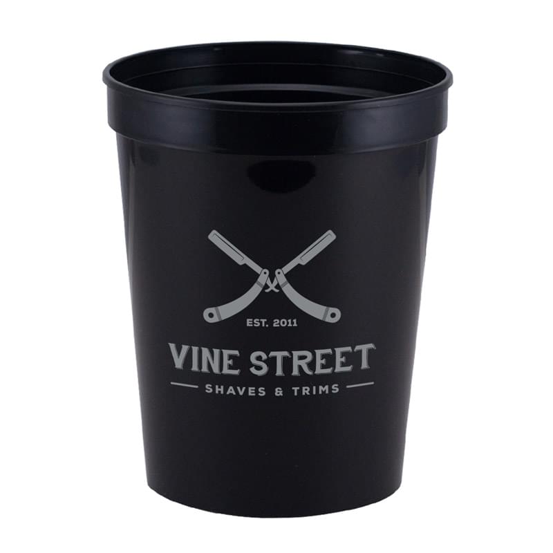Black color option for Touchdown   16 Oz. Stadium Cup