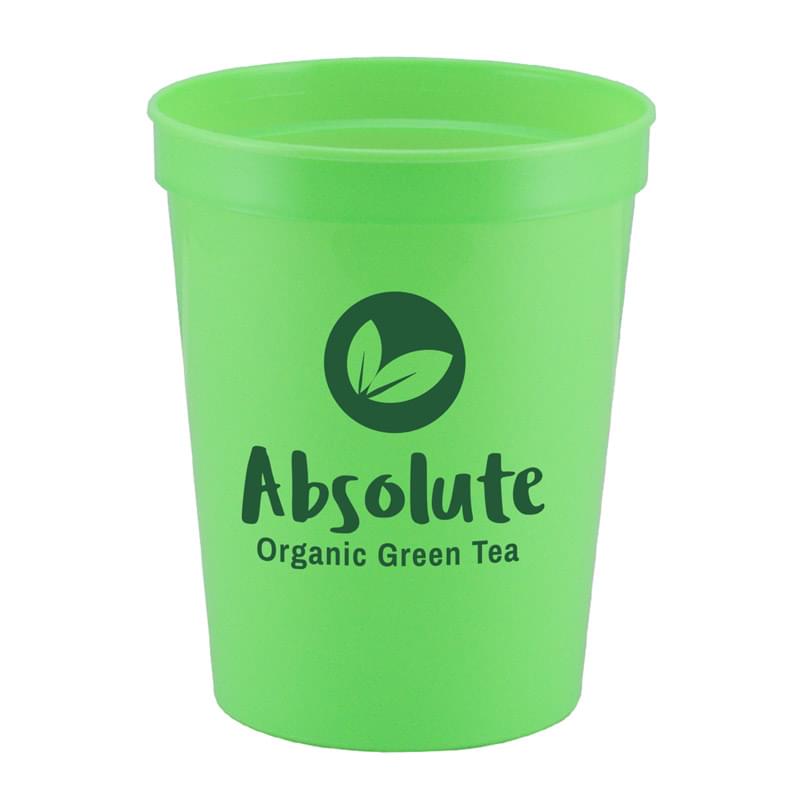 Neon Green color option for Touchdown   16 Oz. Stadium Cup