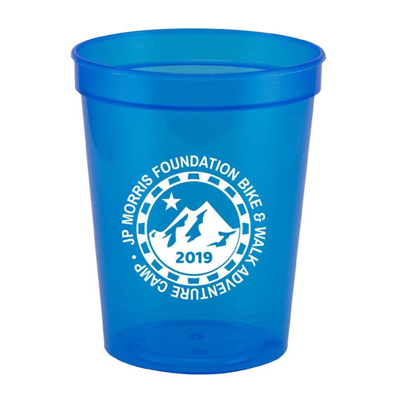 Translucent Blue color option for Touchdown   16 Oz. Stadium Cup
