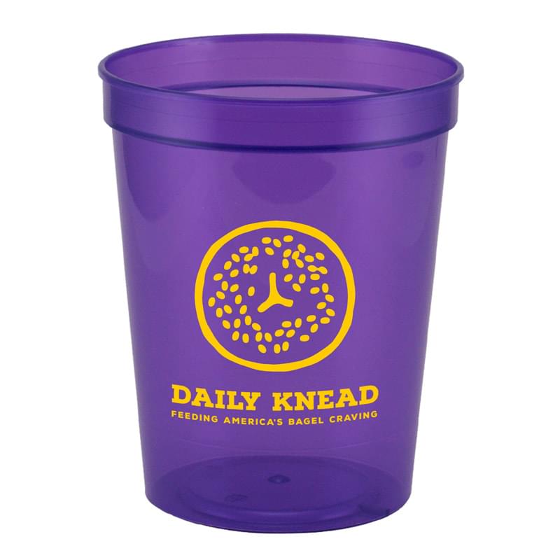 Translucent Purple color option for Touchdown   16 Oz. Stadium Cup