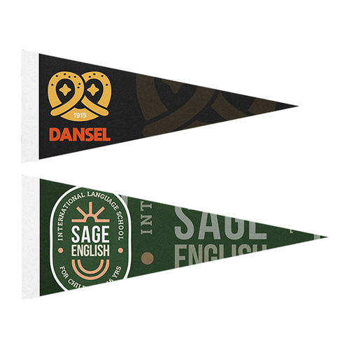 Photo of 9" X 24" Full Color Felt Pennant