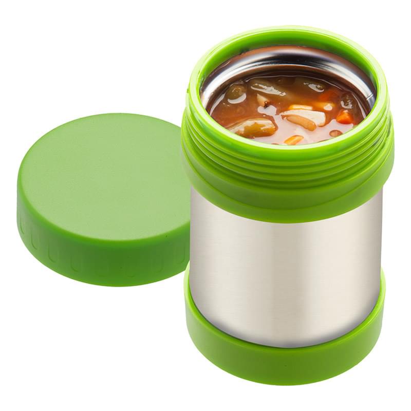 Lime color option for 12 Oz. Stainless Steel Insulated Food Container